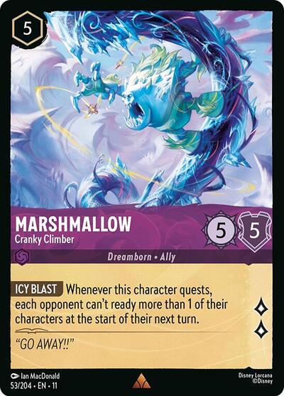 Marshmallow - Cranky Climber (Winterspell) Near Mint Cold Foil