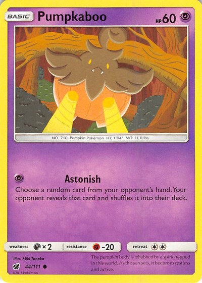 Pumpkaboo (SM - Crimson Invasion) Near Mint Reverse Holofoil