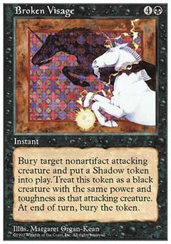 Broken Visage (5th Edition) Light Play