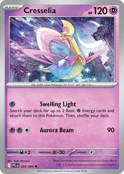 Cresselia (ME02: Phantasmal Flames) Near Mint Reverse Holofoil