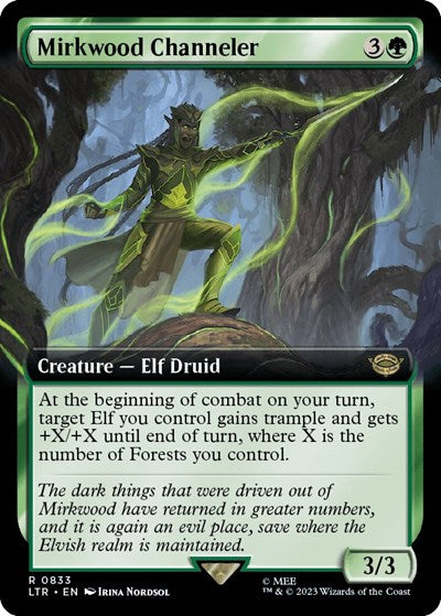 Mirkwood Channeler (Extended Art) (Universes Beyond: The Lord of the Rings: Tales of Middle-earth) Light Play