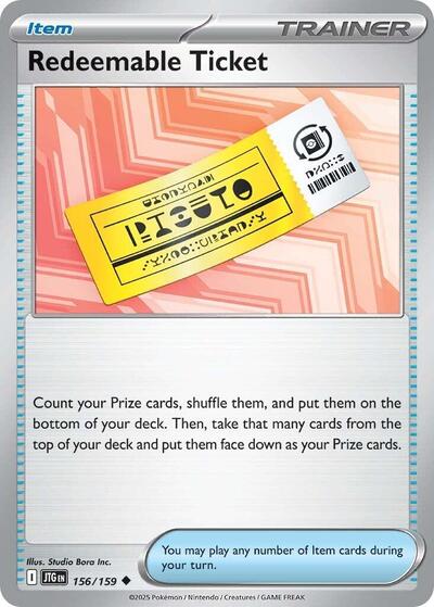 Redeemable Ticket (SV09: Journey Together) Near Mint