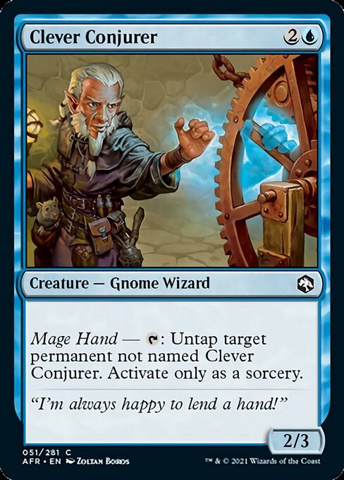 Clever Conjurer (Adventures in the Forgotten Realms) Light Play Foil