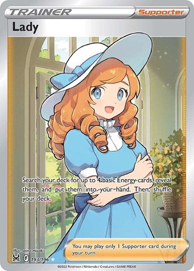 Lady (Full Art) (SWSH11: Lost Origin) Near Mint Holofoil