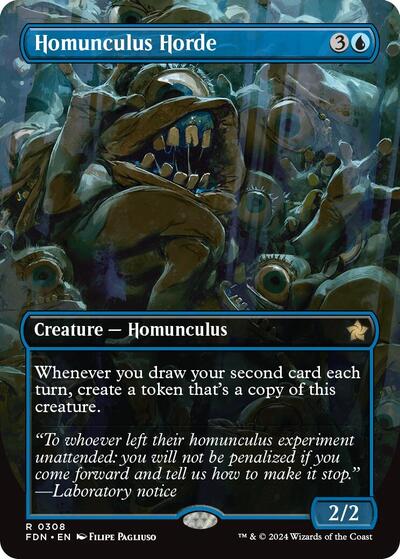 Homunculus Horde (Borderless) (Foundations) Light Play