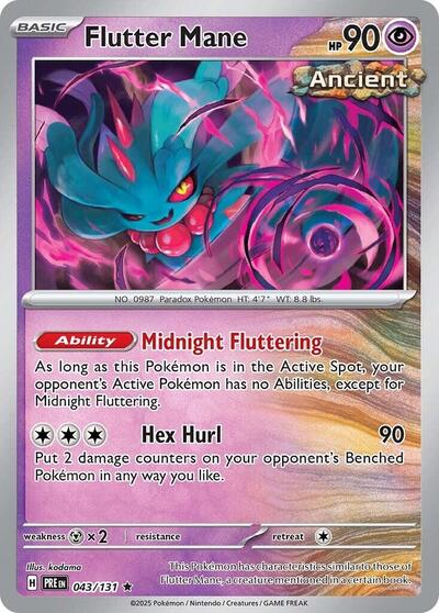 Flutter Mane (SV: Prismatic Evolutions) Near Mint Reverse Holofoil