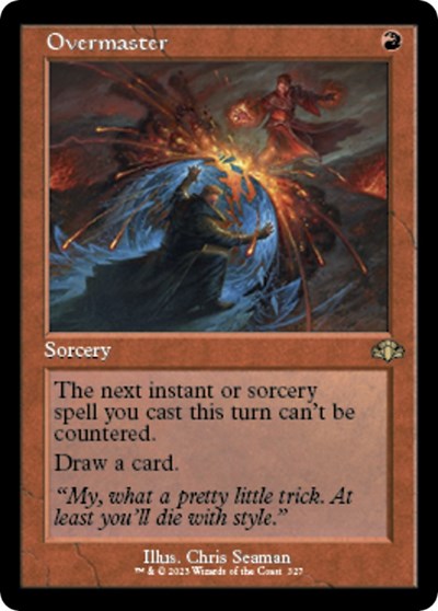 Overmaster (Retro Frame) (Dominaria Remastered) Light Play