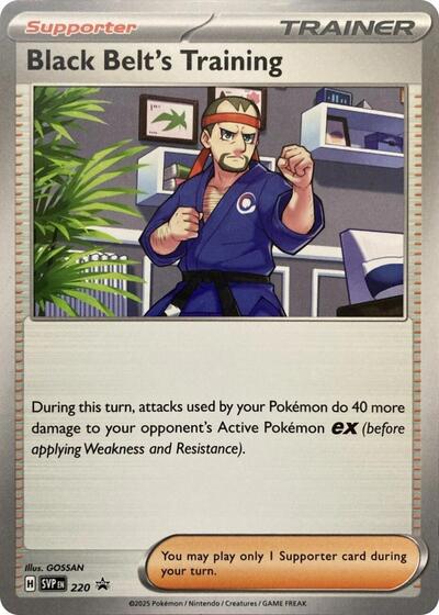 Black Belt's Training - 220 (SV: Scarlet & Violet Promo Cards) Near Mint