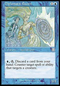 Diplomatic Escort (Mercadian Masques) Light Play