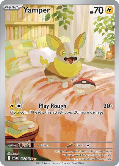 Yamper - 099 (ME02: Phantasmal Flames) Near Mint Holofoil