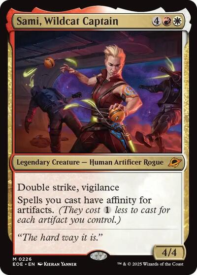 Sami, Wildcat Captain (Edge of Eternities) Near Mint Foil