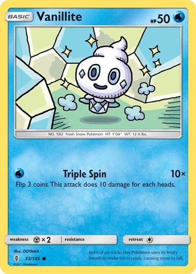 Vanillite (SM - Guardians Rising) Near Mint
