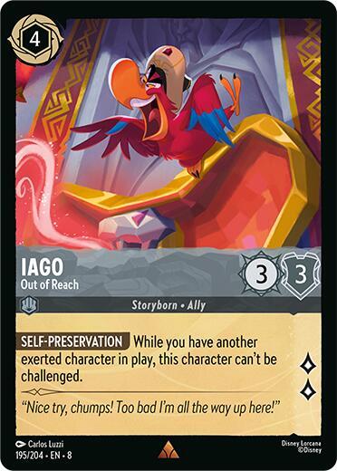 Iago - Out of Reach (Reign of Jafar) Near Mint