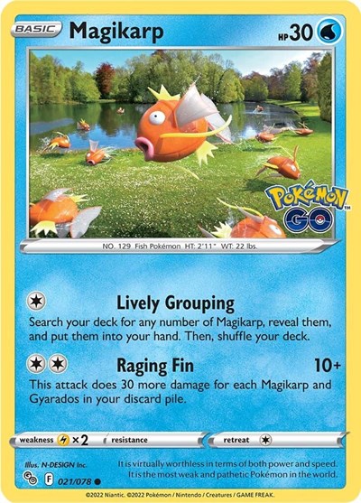 Magikarp (Pokemon GO) Near Mint