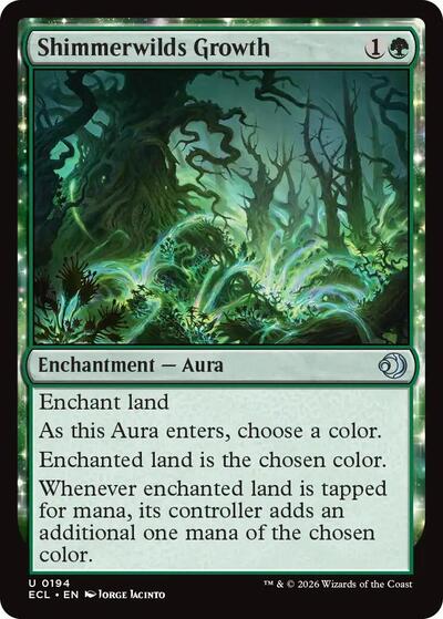 Shimmerwilds Growth (Lorwyn Eclipsed) Near Mint