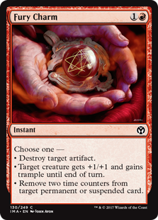Fury Charm (Iconic Masters) Light Play Foil