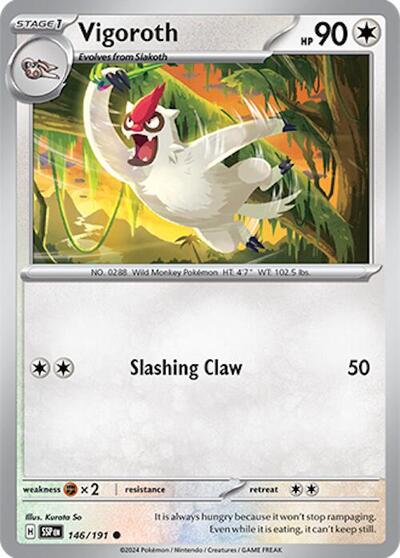 Vigoroth (SV08: Surging Sparks) Near Mint