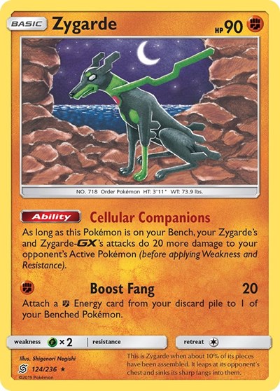Zygarde (SM - Unified Minds) Near Mint Reverse Holofoil