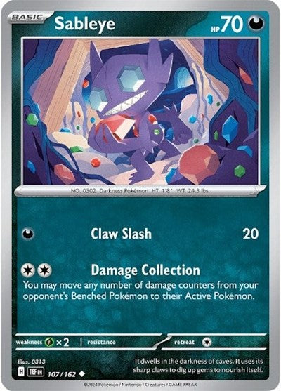 Sableye (SV05: Temporal Forces) Near Mint
