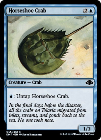 Horseshoe Crab (Dominaria Remastered) Light Play Foil