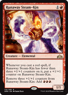 Runaway Steam-Kin (Guilds of Ravnica) Light Play