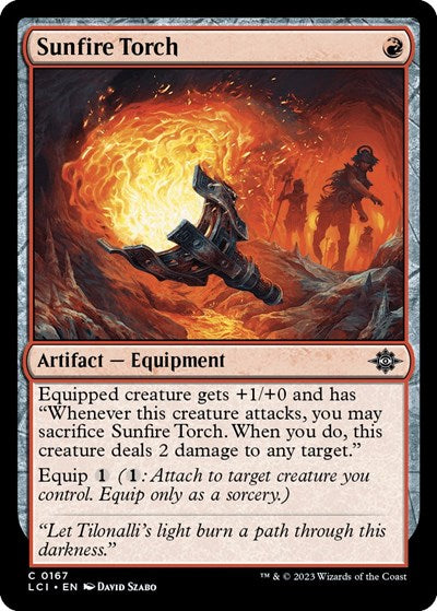 Sunfire Torch (The Lost Caverns of Ixalan) Near Mint Foil