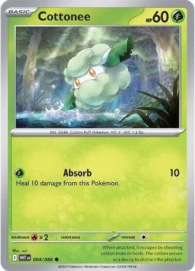 Cottonee (SV: White Flare) Near Mint