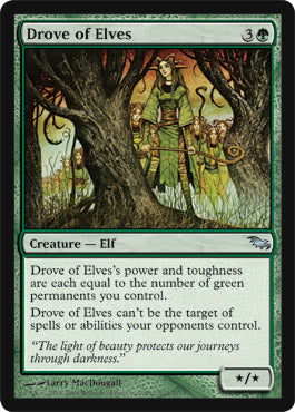 Drove of Elves (Shadowmoor) Light Play