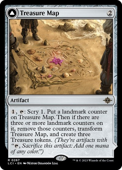 Treasure Map (The Lost Caverns of Ixalan) Near Mint Foil