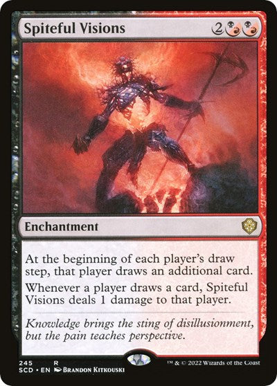 Spiteful Visions (Commander 2022 Starter Decks) Near Mint