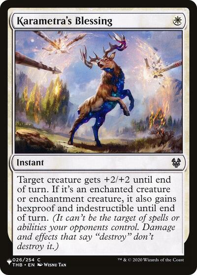 Karametra's Blessing (The List) Near Mint