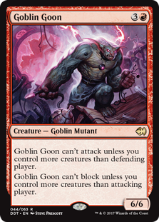 Goblin Goon (Duel Decks: Merfolk vs Goblins) Near Mint