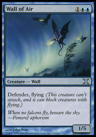 Wall of Air (10th Edition) Light Play