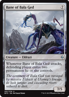 Bane of Bala Ged (Battle for Zendikar) Light Play Foil