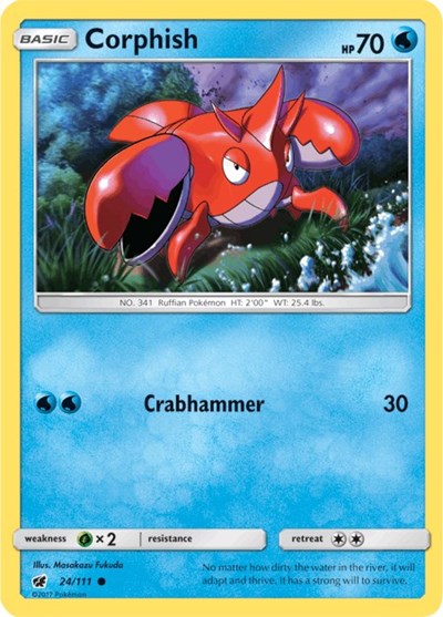 Corphish (SM - Crimson Invasion) Near Mint