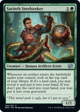 Sarinth Steelseeker (The Brothers' War) Near Mint Foil