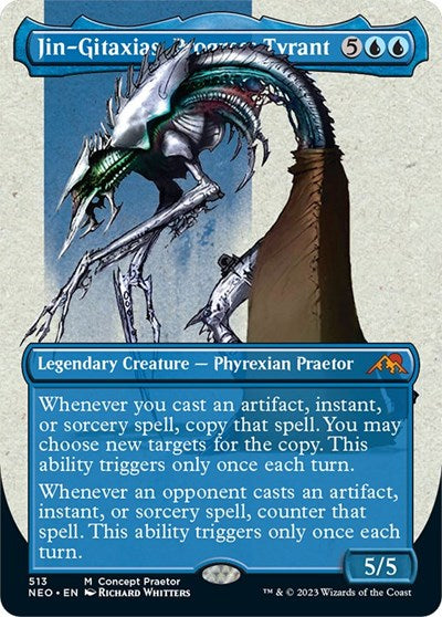 Jin-Gitaxias, Progress Tyrant (Concept Praetor) (Phyrexia: All Will Be One) Light Play