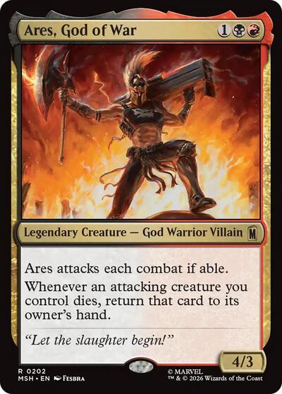 Ares, God of War (Marvel Super Heroes) Near Mint Foil