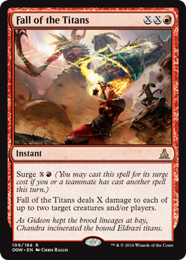 Fall of the Titans (Oath of the Gatewatch) Near Mint