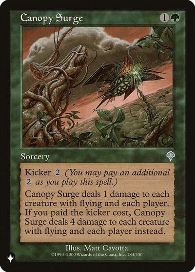 Canopy Surge (The List) Near Mint