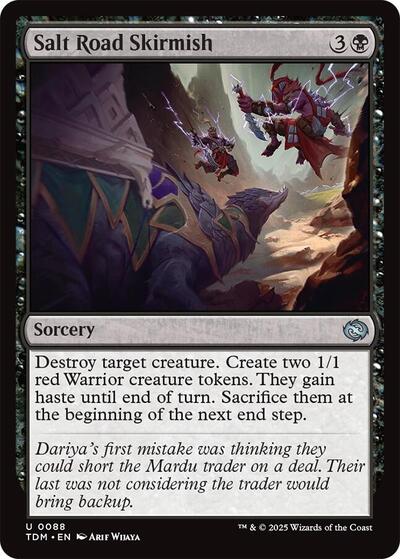 Salt Road Skirmish (Tarkir: Dragonstorm) Near Mint Foil