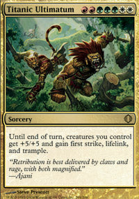 Titanic Ultimatum (Shards of Alara) Light Play