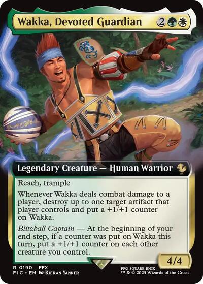 Wakka, Devoted Guardian (Extended Art) (Commander: FINAL FANTASY) Near Mint