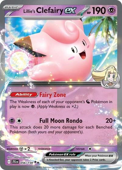 Lillie's Clefairy ex - 056 (SV09: Journey Together) Near Mint Holofoil