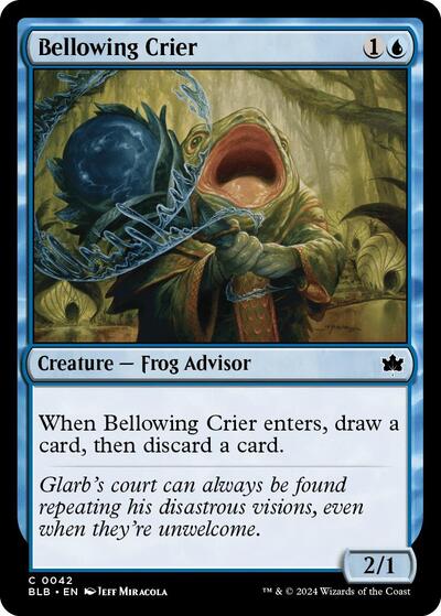 Bellowing Crier (Bloomburrow) Near Mint Foil