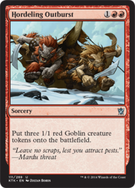Hordeling Outburst (Khans of Tarkir) Light Play