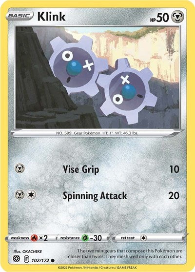 Klink (SWSH09: Brilliant Stars) Near Mint Reverse Holofoil