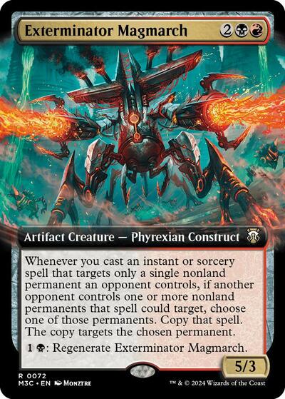 Exterminator Magmarch (Extended Art) (Commander: Modern Horizons 3) Light Play