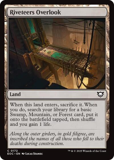 Riveteers Overlook (Commander: Edge of Eternities) Light Play