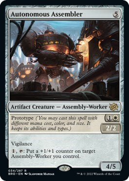 Autonomous Assembler (The Brothers' War) Near Mint Foil